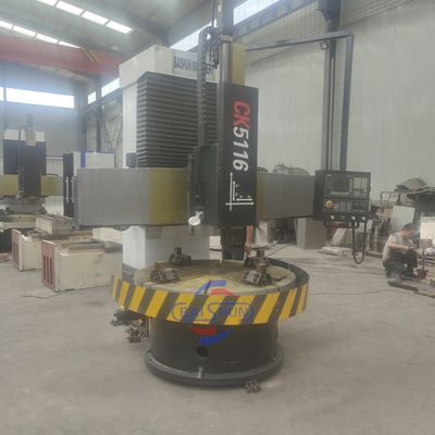Tourneau CNC à tourelle verticale automatique Tourneau à machine-outil à colonne unique