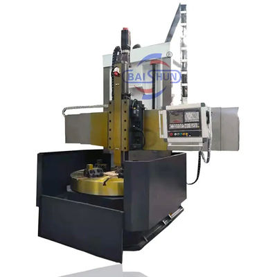 Machine à tour vertical CNC à colonne unique avec gros trous d'amortissement