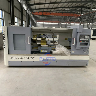 Le moteur à vis CNC à fuseau 400 mm bascule sur le lit lit plat tour de bureau CNC