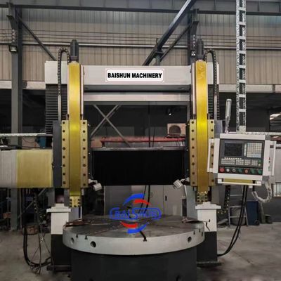 Machine à tour CNC verticale à fuseau jumeau 4000 mm pièce à usiner