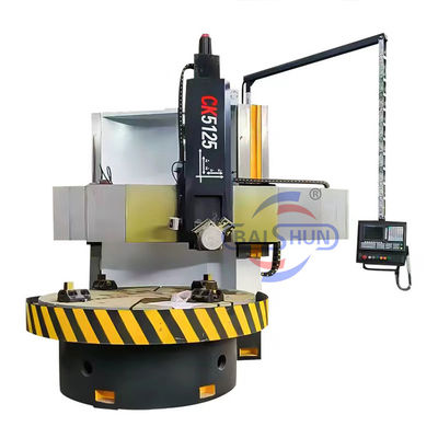 Machine de découpe de métal en fer moulé à la machine de découpe à tourelle verticale à base de CNC à colonne unique