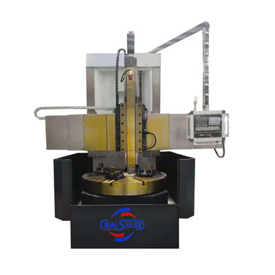 Le touret à tourne-disque à colonne unique CNC outil d'usinage tour vertical pour la découpe des métaux lourds