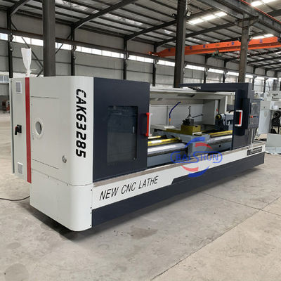 Machine à tourner des métaux horizontaux à rouleaux CNC à lit plat