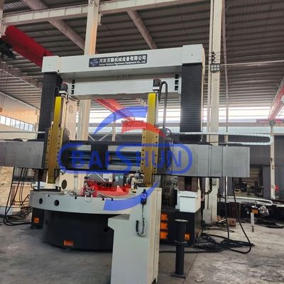 Machine à tour vertical CNC pour le traitement des métaux avec contrôle PLC et écran tactile