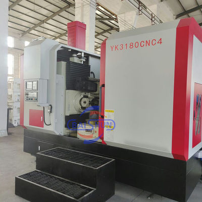 YK3180G 10 Module CNC Vertical Gear Hobbing Machine pour la découpe des engrenages métalliques