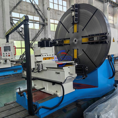 Type de plancher Flange tournant 2 axes Plc machine à tourner à extrémité métallique