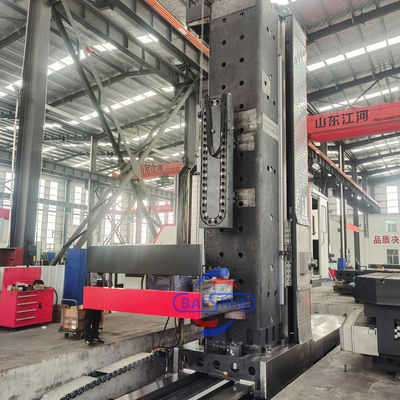 Grand fuseau à 5 axes Table rotative de plancher de type CNC Perçage et fraisage machine