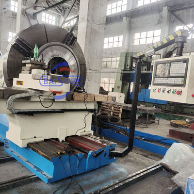 Machine à tour conventionnelle de grande taille pour l'usinage d'anneaux en caoutchouc