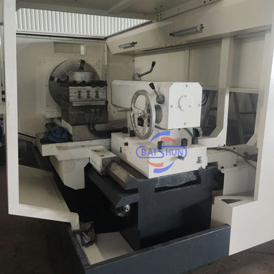 Nouveau tour de métal lourd automatique QK1335 gros trou machine de filetage de tuyaux CNC