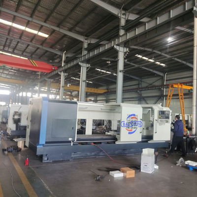 Machine à tourner à large diamètre de broche CNC à vis de coupe de tuyau à fil de tuyau