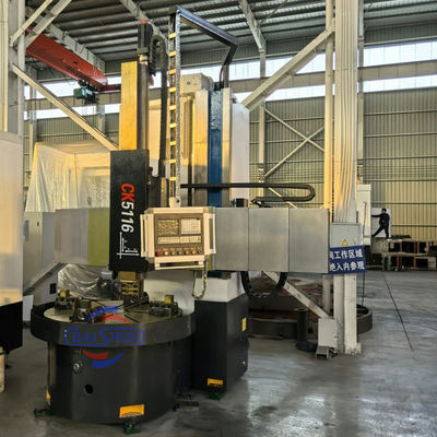 CK5116 Tour vertical CNC à colonne unique de diamètre tournant de 1600 mm