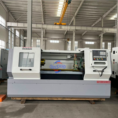 CK6150 Machine à tour CNC à lit plat 500 mm Swing 1500 mm pièce à usiner