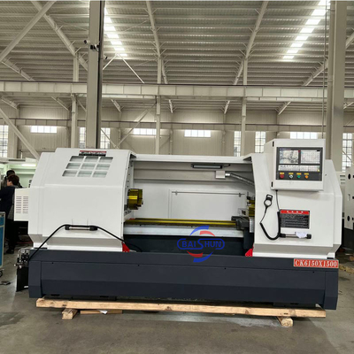 Tour à métaux CNC horizontal à banc plat de haute précision CK6150