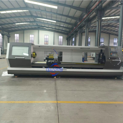 Machines à tour CNC horizontales de type plat et lourdes pour le travail des métaux