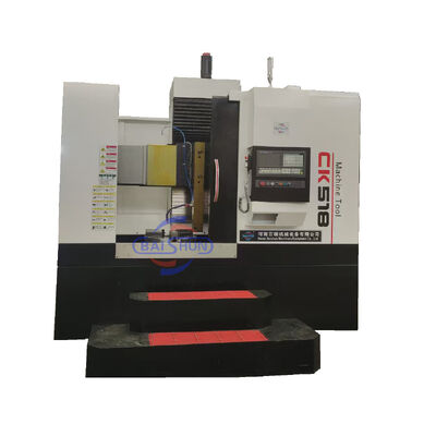 Tour vertical CNC à colonne unique pour l'usinage de grands arbres, disques, roues